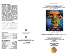 Emancipation: A Love Story by Dr. Kim Dismont