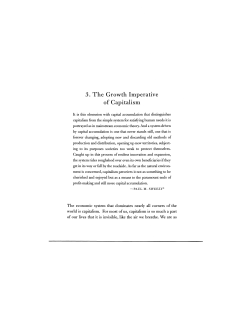 3. The Growth Imperative of Capitalism