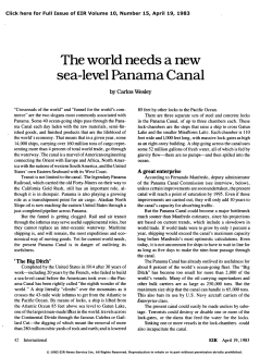 The World Needs a New Sea