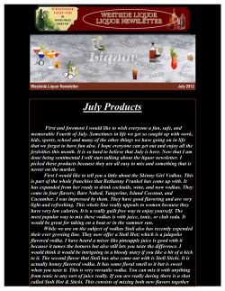 July Products - Westside Liquor