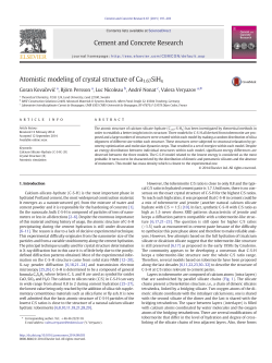 Atomistic modeling of crystal structure of Ca1.67SiHx