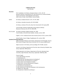 C.V. - John Jay College