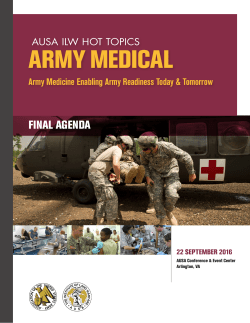 army medical - Association of the United States Army