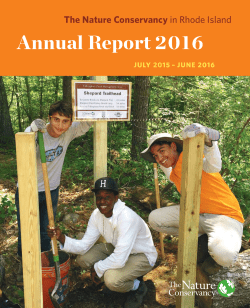 Rhode Island`s 2016 Annual Report