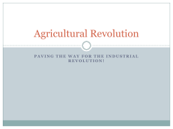 Beginning of the Industrial Revolution