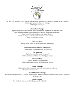 Extra Services - Lynfred Winery