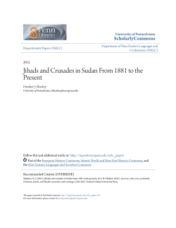 Jihads and Crusades in Sudan From 1881 to the Present