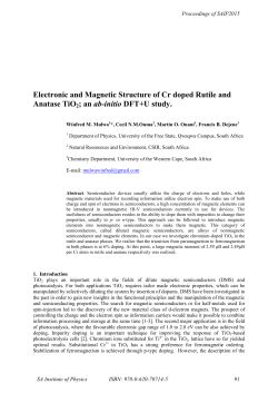 Electronic and Magnetic Structure of Cr doped Rutile and Anatase
