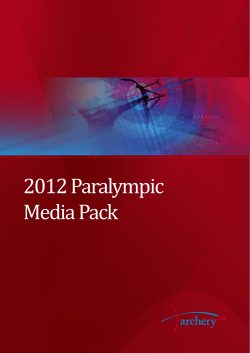 2012 Paralympic Media Pack