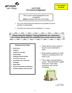 Let`s Camp - Girl Scouts San Diego