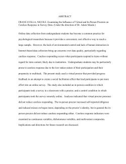 ABSTRACT FRANCAVILLA, NICOLE. Examining the Influence of