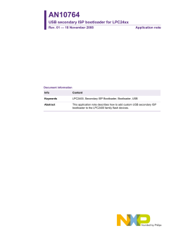 AN10764 USB secondary ISP bootloader for LPC24xx