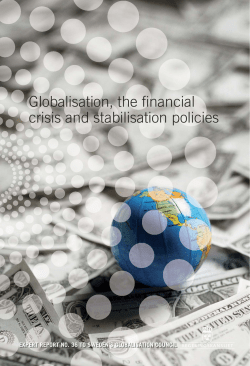Globalisation, the financial crisis and stabilisation policies (pdf 1019