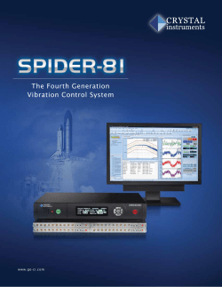 The Fourth Generation Vibration Control System