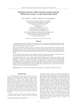 Northern Sources of the Leeuwin Current and the