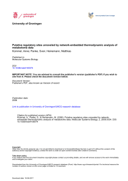 Putative regulatory sites unraveled by network-embedded