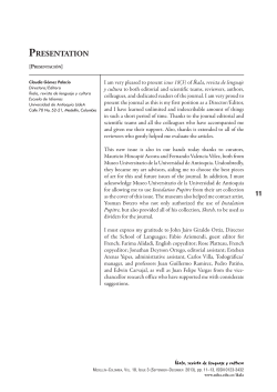 English  - SciELO Colombia