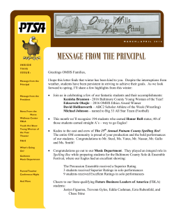 PTSA Newsletter March April 2016.pub