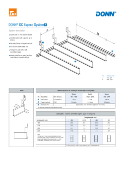 DONN&reg; DC Espace System F