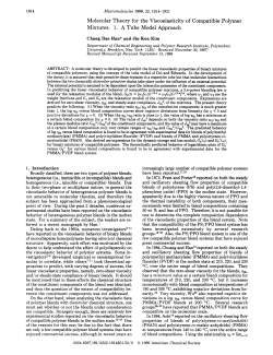Molecular Theory for the Viscoelasticity of
