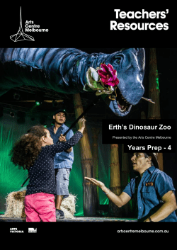 Erth`s Dinosaur Zoo - Arts Centre Melbourne