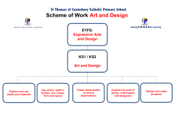 Art and Design Scheme of Work - St Thomas of Canterbury Catholic