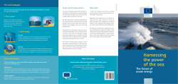 Harnessing the power of the sea - European Commission