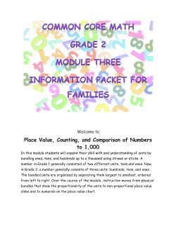 Grade 2 Parent Packet Module Three