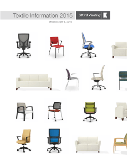 SitOnIt Seating Textile Information