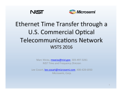 5-04_Microsemi_Cosart_NIST_Weiss_Update PTP Time Transfer.pptx