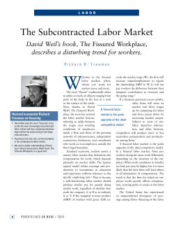 The Subcontracted Labor Market