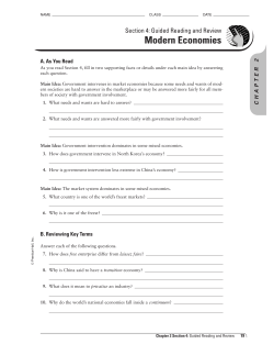 Chapter 2, Section 4: Guided Reading