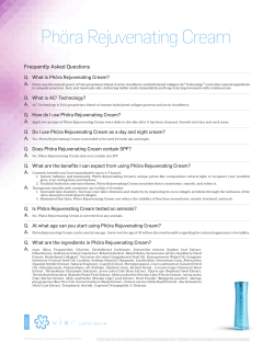 5.Rejuvenating Cream - FAQs