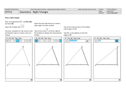 CP713 Geometry - Right Triangle