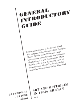 Art and Optimism in 1950s Britain