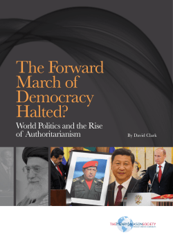 The Forward March of Democracy Halted?