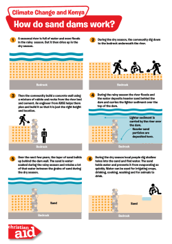 How do sand dams work? - Christian Aid Ireland