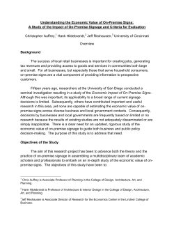 Understanding the Economic Value of On