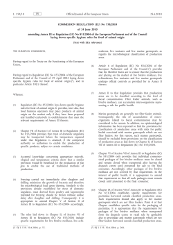 No 558/2010 - The Food Safety Authority of Ireland
