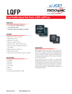 LQFP datasheet - STATS ChipPAC