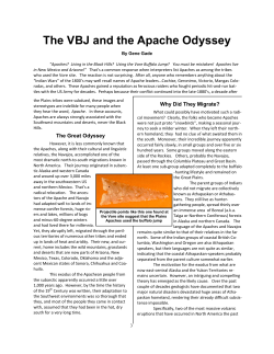 The VBJ and the Apache Odyssey