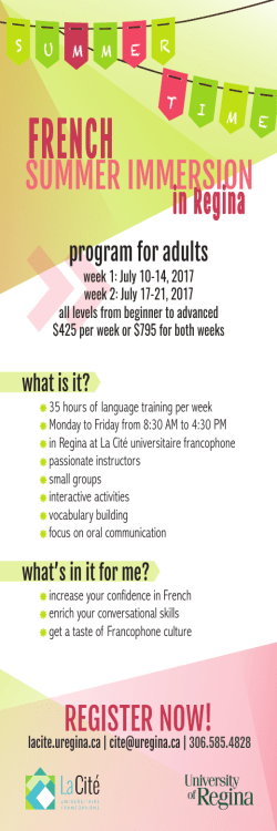 french - La Cit&eacute; universitaire francophone