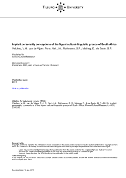 CrossCult Vijver Implicit CCR 2011 - Research portal