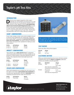 Taylor`s pH Test Kits