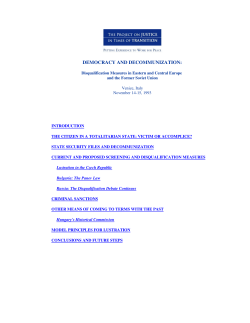 democracy and decommunization