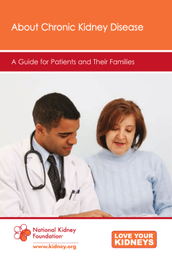 About Chronic Kidney Disease