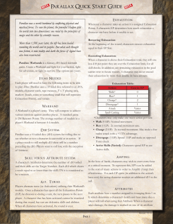 Quick Start Guide - Parallax Miniatures