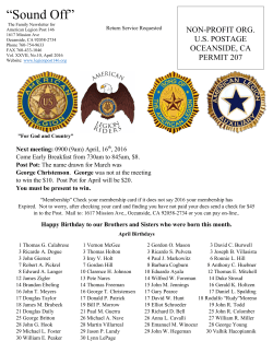 Sound Off - American Legion Post 146