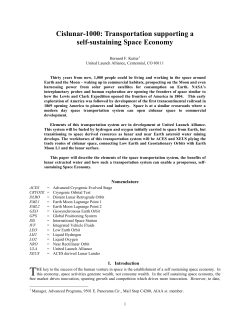 CisLunar-1000: Transportation Supporting a Self