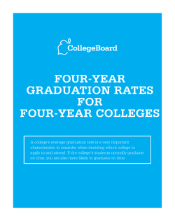 four-year graduation rates for four-year colleges